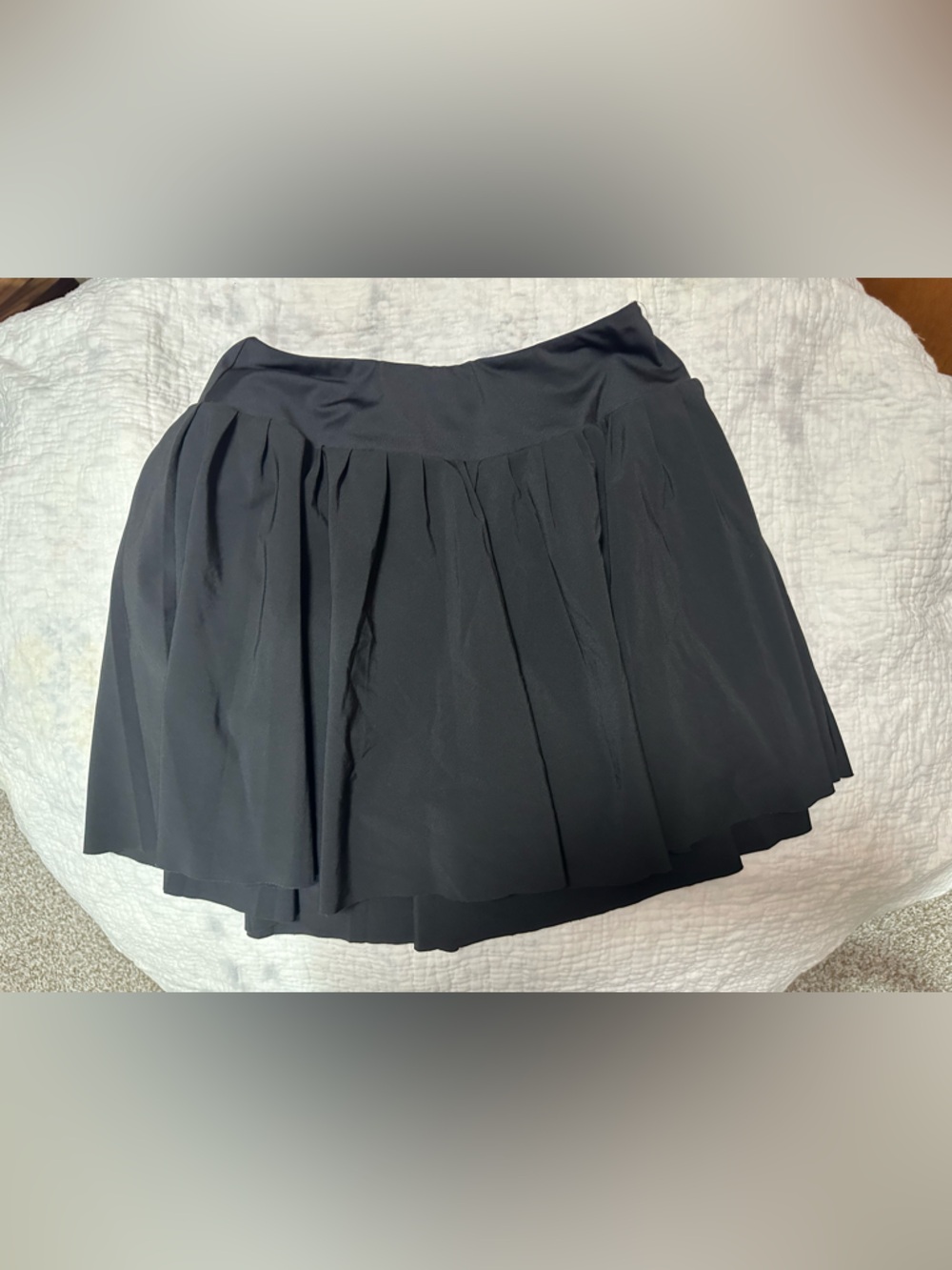 DSG Black Pleated Skort with Stretch Waistband